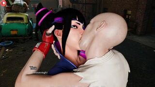 ROUGH FUCKING CRAZY KOREAN BITCH AT A HOTEL - Juri - Street Brawlers Adult Playground