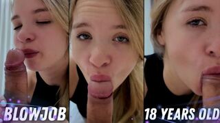 POV Oral sex Blowjob Masturbates Face Dominant Big Dick Daddy Schoolgirl