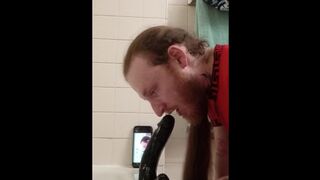 TS nasty slut struggles with BBC
