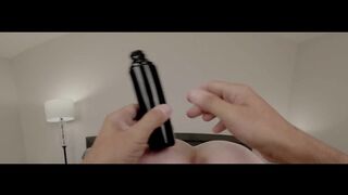 TRANSVR - Grace Iris Gives A Sexy Footjob On POV Video