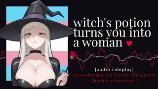 F4M | Erotic Audio | Moonlit Glow Futanari | Transformed into a woman and fucked!