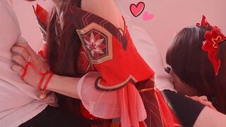 【Honkai StarRail】 Blowjob Sparkle cosplayer, hentai japanese shemale cosplay 12
