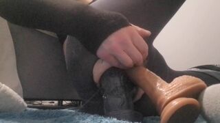 Double penetration for cute trans