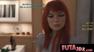 Redhead Futa Professor Shoves Her Cock In Pussy - Comic