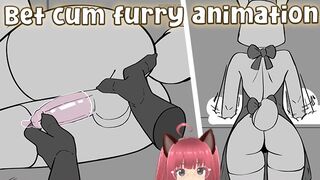Femboy bets on furry semen measurement (Scratchdex animation) - Jazziuu