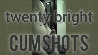 Compilation cumshots NEW part №2 , twenty best cumshot for 2025 year . Moaning