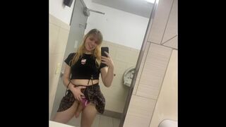 Tgirl flashing/public/piss compilation
