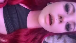 Redhead post op TS cums