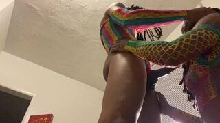 Hot Trans Girl Caught Getting Smoking Blowjob From Her Step Sis and Keeps Going