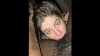 Interracial amateur Couple Vocal FTM Oral Blowjob W Gf Giant Clit/dick Bussy W multiple orgasms